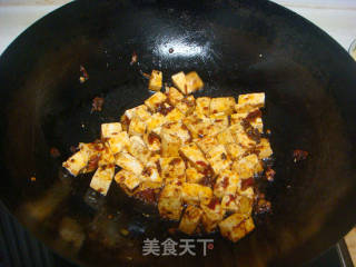 麻辣版虾仁豆腐的做法步骤：3