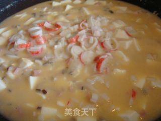 “蟹黄”豆腐的做法步骤：8