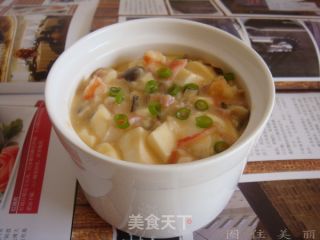 “蟹黄”豆腐的做法步骤：9