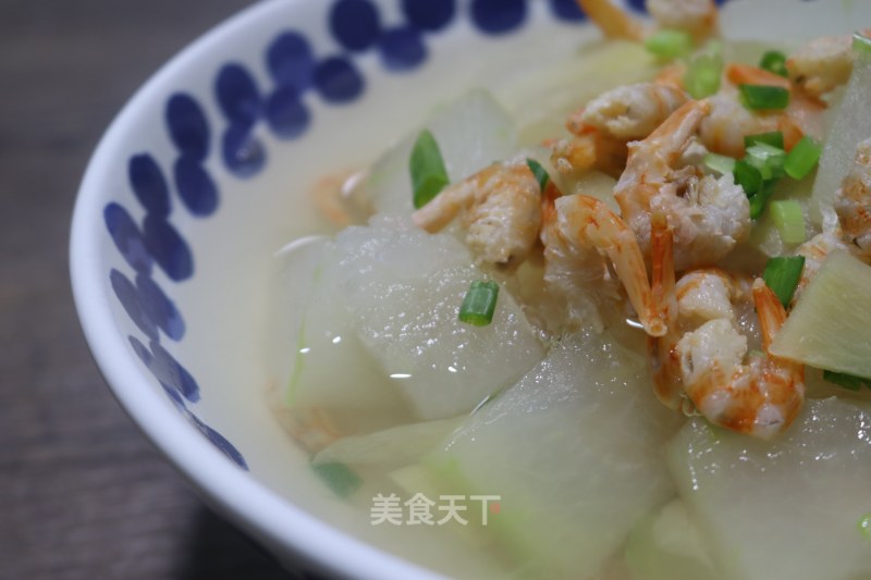 清火祛湿又消肿减脂的冬瓜金钩虾米汤的做法