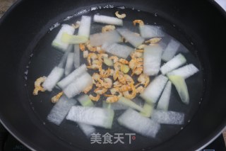 清火祛湿又消肿减脂的冬瓜金钩虾米汤的做法步骤：4