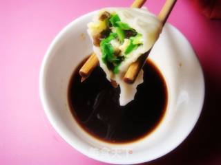 韭菜虾仁素三鲜饺子的做法步骤：18