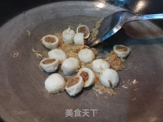 虾皮鱼丸焖豆腐的做法步骤：5