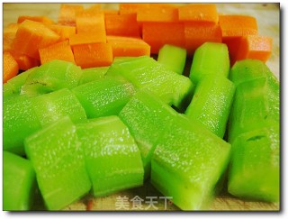 主食：胡萝卜面+莴笋面的做法步骤：2