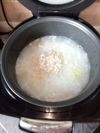 冬瓜虾皮粥的做法步骤：3