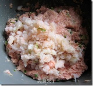 牛肉白菜豇豆饺子的做法步骤：4