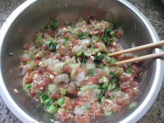 小白菜虾肉馅饺子的做法步骤：14