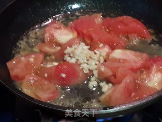 番茄虾仁滑蛋的做法步骤：9