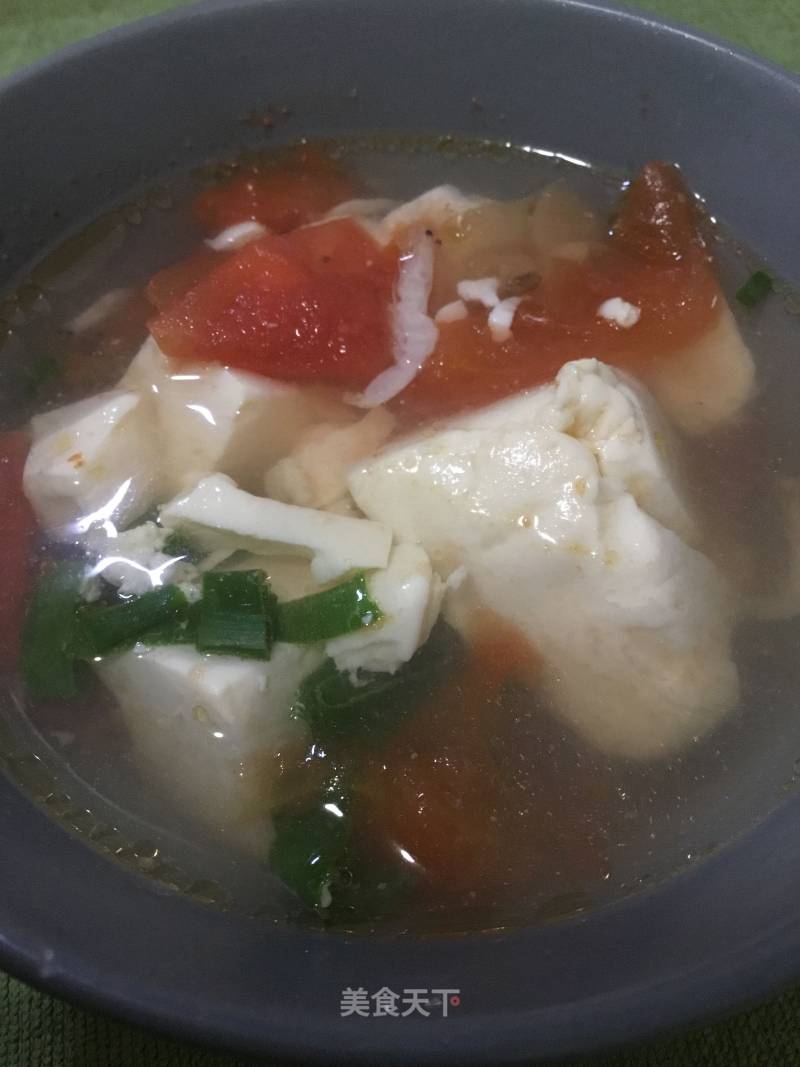 番茄豆腐汤的做法