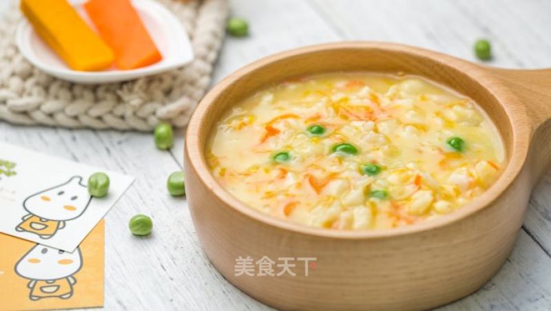 南瓜银鳕鱼疙瘩汤的做法