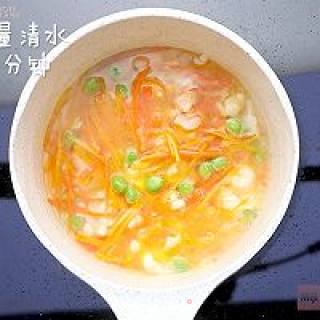 南瓜银鳕鱼疙瘩汤的做法步骤：8