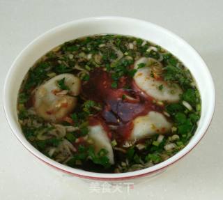酸汤饺子（西安小吃）的做法步骤：5