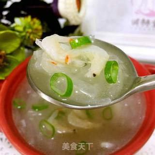 宝宝辅食分享:白萝卜丝虾皮汤的做法步骤：9