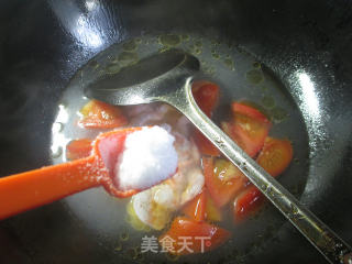 鸡蛋番茄虾仁汤的做法步骤：7