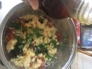 紫菜虾皮蛋花汤的做法步骤：8
