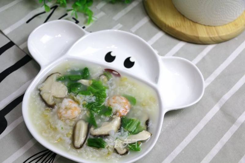 香菇白菜粥—感冒粥的做法