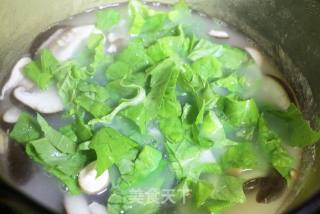 香菇白菜粥—感冒粥的做法步骤：5