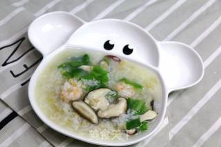 香菇白菜粥—感冒粥的做法步骤：6