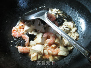 紫菜虾仁豆腐 的做法步骤：9