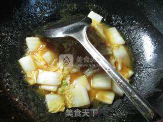 咖喱虾仁白菜的做法步骤：5