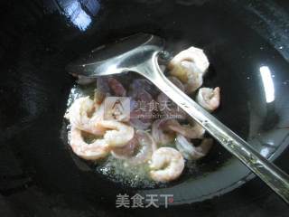 咖喱虾仁白菜的做法步骤：3
