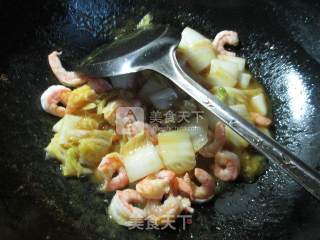 咖喱虾仁白菜的做法步骤：6