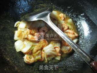 咖喱虾仁白菜的做法步骤：9