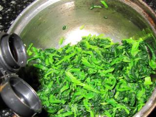 炝拌虾皮菠菜的做法步骤：14