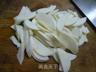 虾皮韭菜炒茭白的做法步骤：3