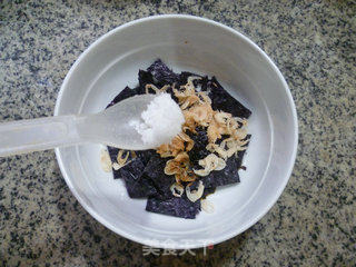 紫菜虾皮汤的做法步骤：5