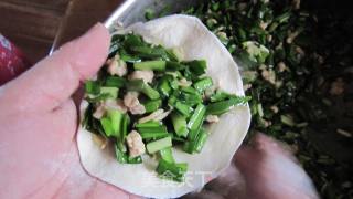 韭菜虾皮猪肉包子的做法步骤：21