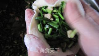 韭菜虾皮猪肉包子的做法步骤：22