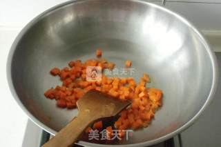 菠萝虾仁焗饭的做法步骤：4