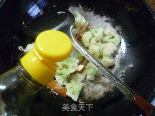 虾皮香干炒花菜的做法步骤：9