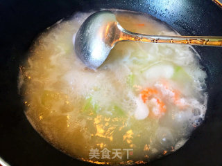 冬瓜虾仁汤的做法步骤：5