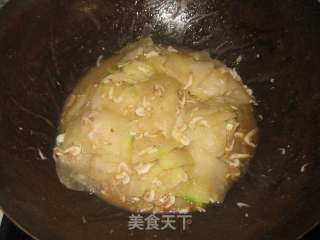 清炒冬瓜虾皮的做法步骤：5