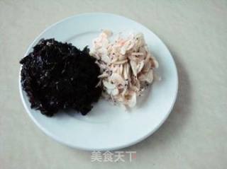 适合冬天的美味早餐-—紫菜虾皮疙瘩面的做法步骤：1