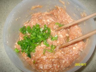 ✿小白菜鲜肉水饺✿的做法步骤：9