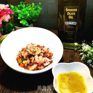 #贝蒂斯特级初榨橄榄油测试#油醋汁藜麦鲜虾色拉的做法步骤：16
