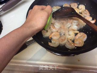 异国风情 —— 青柠香菜虾仁 （Cilantro Lime Shrimp）的做法步骤：8