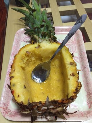 鲜嫩玉米菠萝饭的做法步骤：4