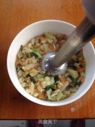 蔬菜虾皮土豆泥的做法步骤：13