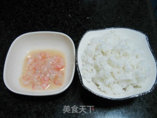 咖喱虾仁炒饭的做法步骤：1
