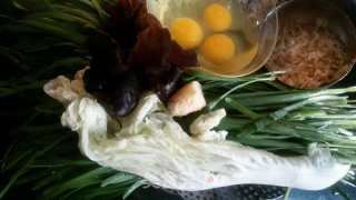 韭菜鸡蛋水饺的做法步骤：2