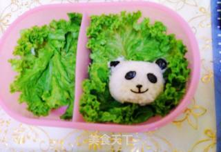 【熊猫海鲜便当】--可爱营养携带方便的做法步骤：7