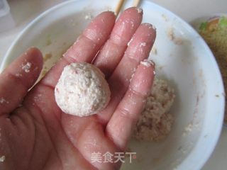 小米豆腐虾仁丸的做法步骤：7