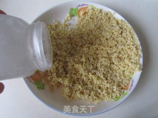 小米豆腐虾仁丸的做法步骤：6