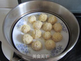 小米豆腐虾仁丸的做法步骤：9