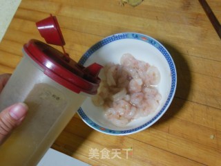 虾仁茴香肠粉的做法步骤：3