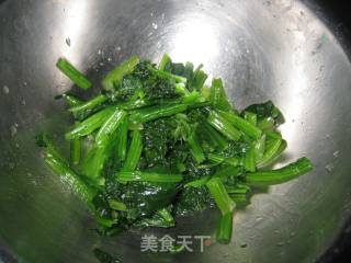 虾仁拌菠菜的做法步骤：7